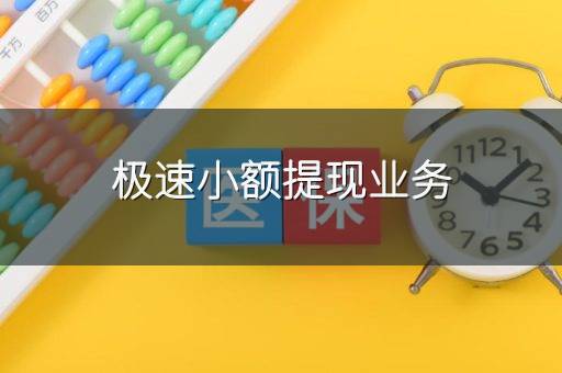 极速小额提现业务